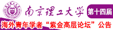 小骚逼操死你视频南京理工大学第十四届海外青年学者紫金论坛诚邀海内外英才！